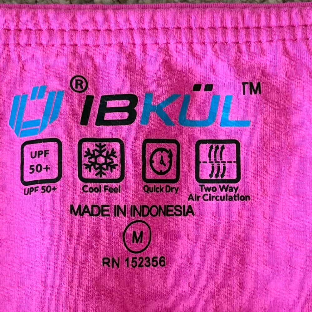 IBKUL Flounce Skort M Pink Tennis Pickleball Activewear Zippered Pocket NEW! - Picture 8 of 10